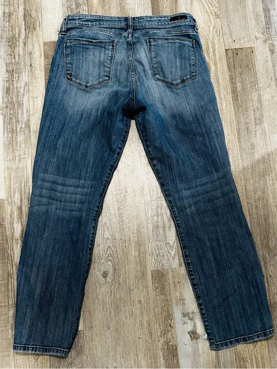 Zara Women’s Relaxed Wide Leg Jeans in Dark Blue Wash Size 10 - Picture 2 of 6